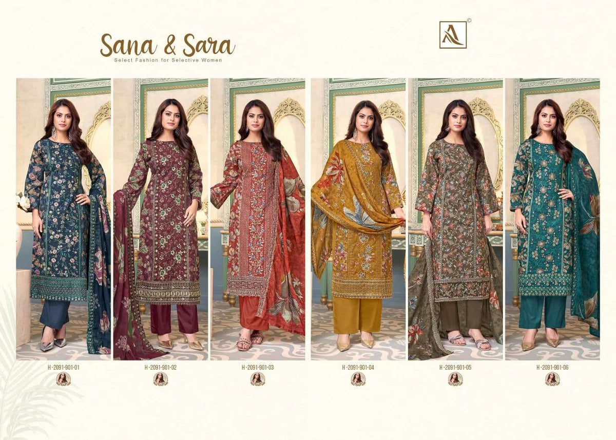 Alok Suit Sana And Sara