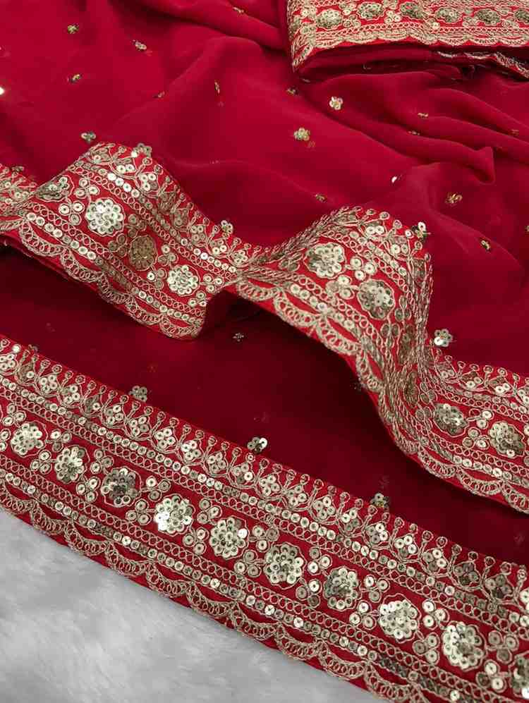 Amrah Wholesale Kc 2119 Pure Georgette Saree