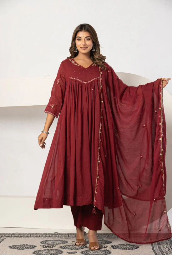 Amrah Wholesale Naisha K 1391 Mul Cotton Suit