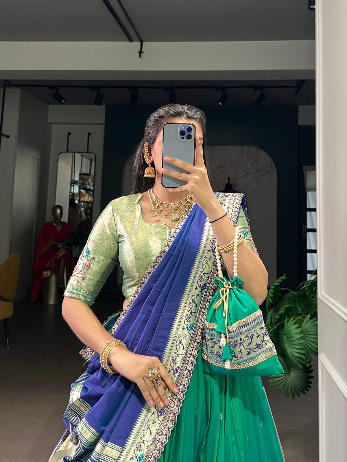 Amrah Wholesale Taraa L 2030 Paithani Silk Lehenga