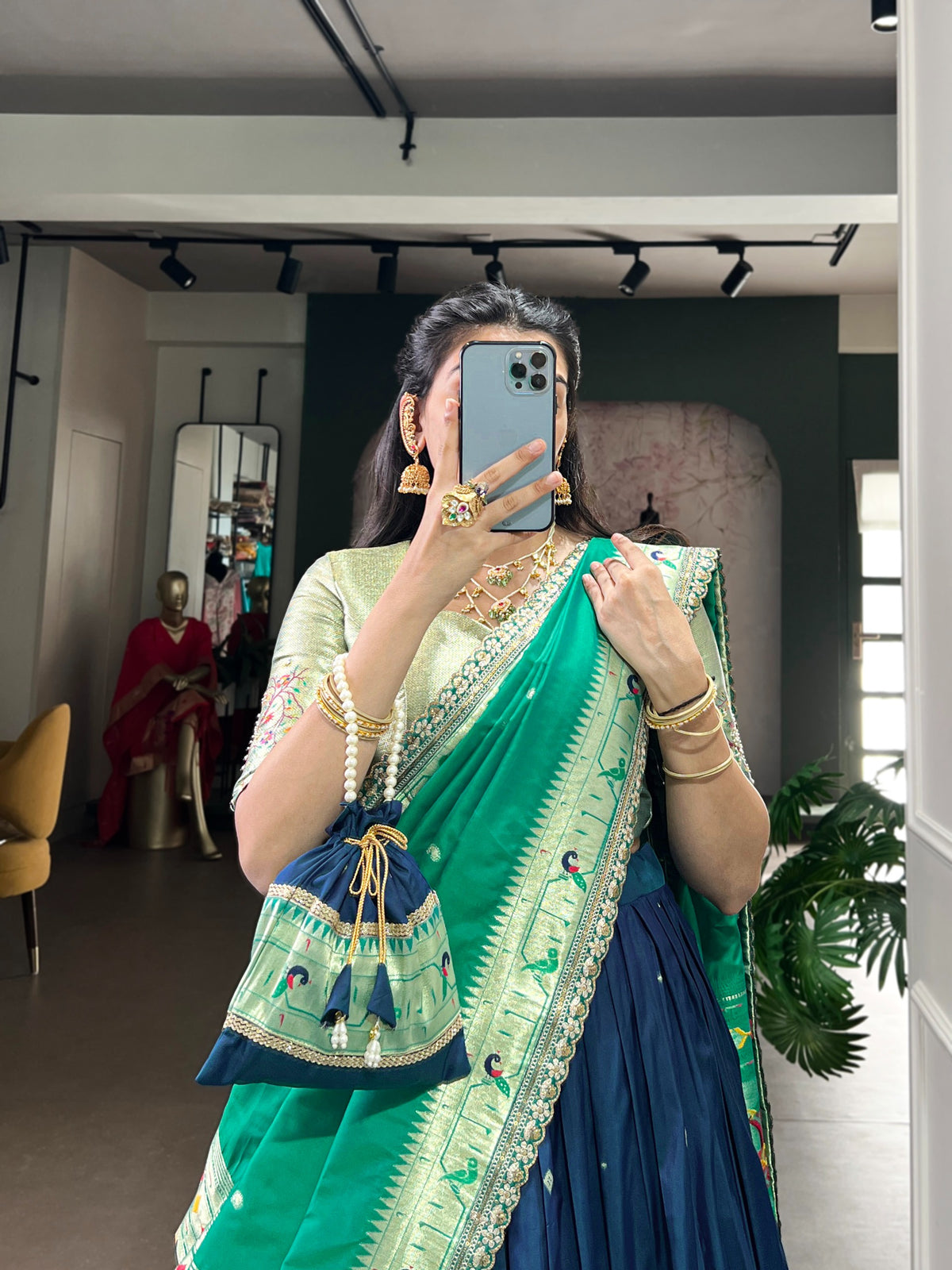 Amrah Wholesale Taraa L 2030 Paithani Silk Lehenga