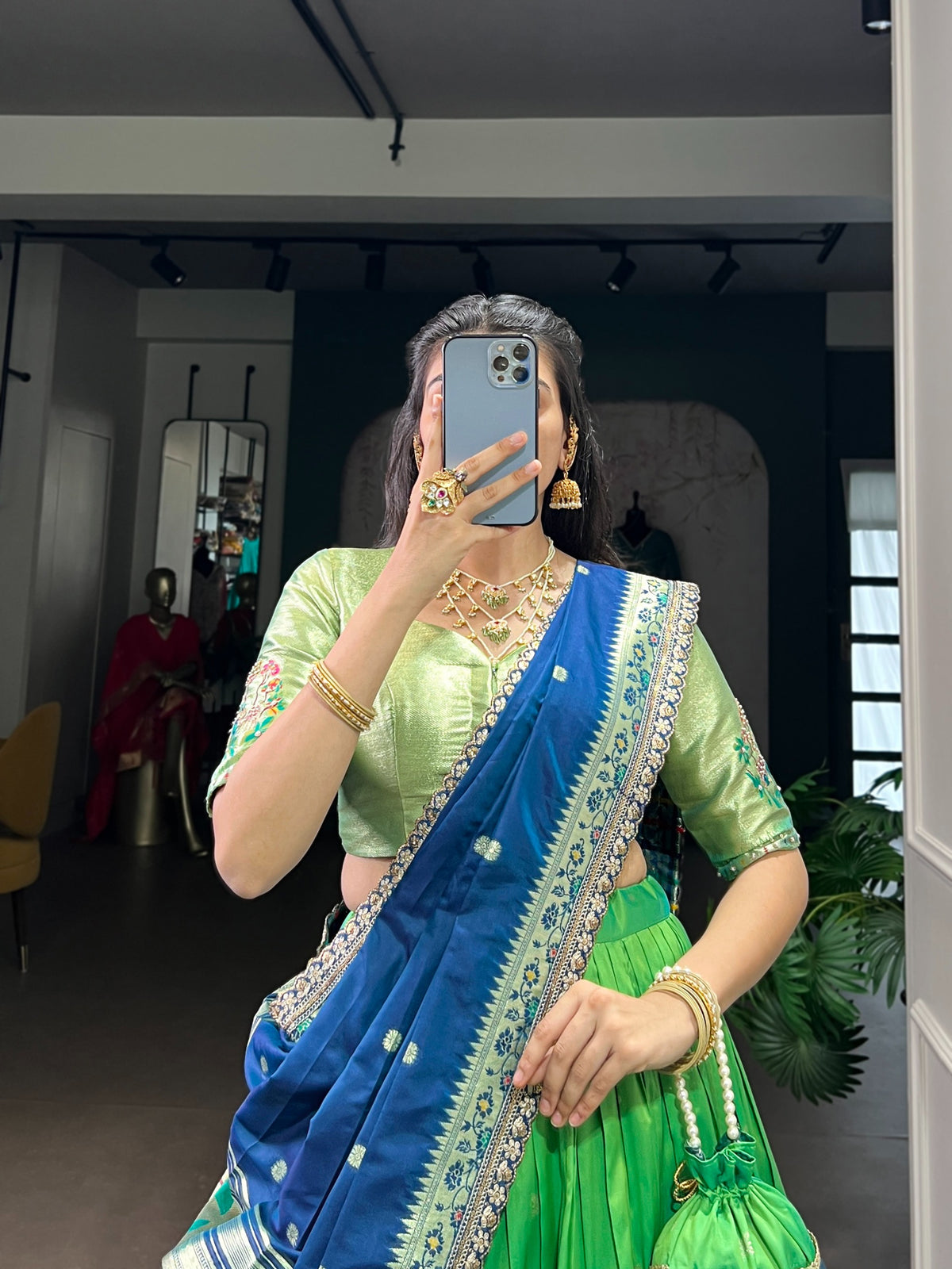 Amrah Wholesale Taraa L 2030 Paithani Silk Lehenga