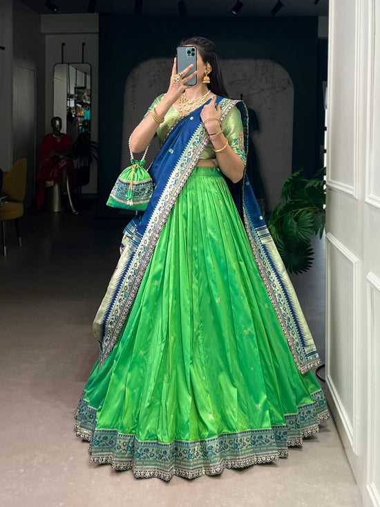 Amrah Wholesale Taraa L 2030 Paithani Silk Lehenga