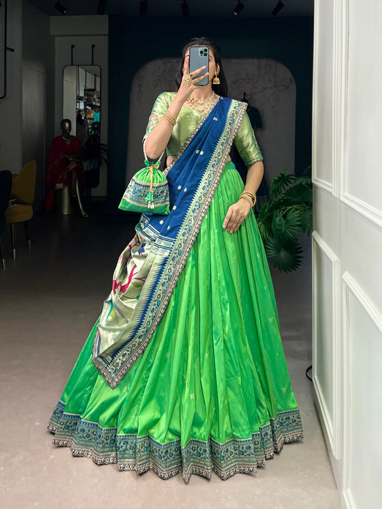 Amrah Wholesale Taraa L 2030 Paithani Silk Lehenga