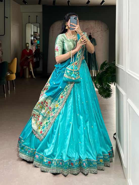 Amrah Wholesale Taraa L 2030 Paithani Silk Lehenga