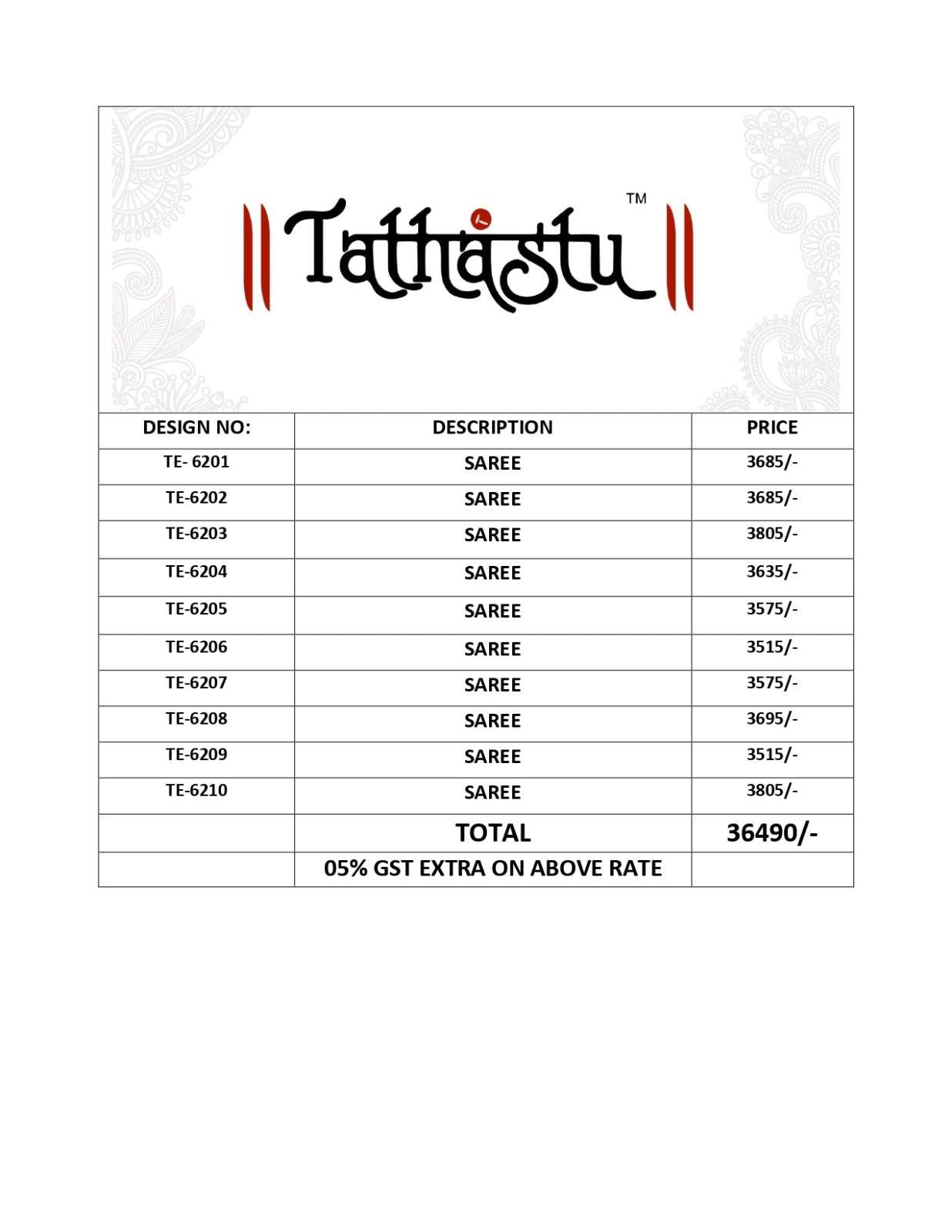 Tathastu Anaara 6200 Series