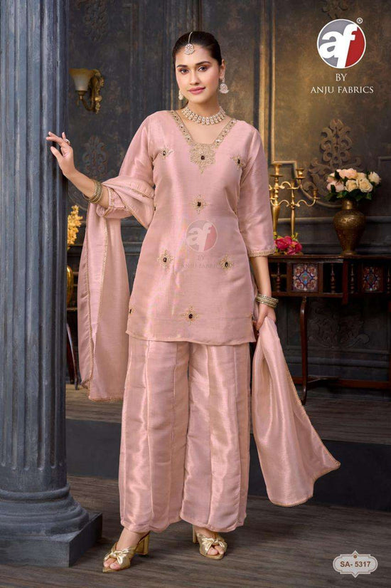 ANJU FABRIC SA-5317 Ziraf Embroidered Ready To Wear Salwar Suit Set