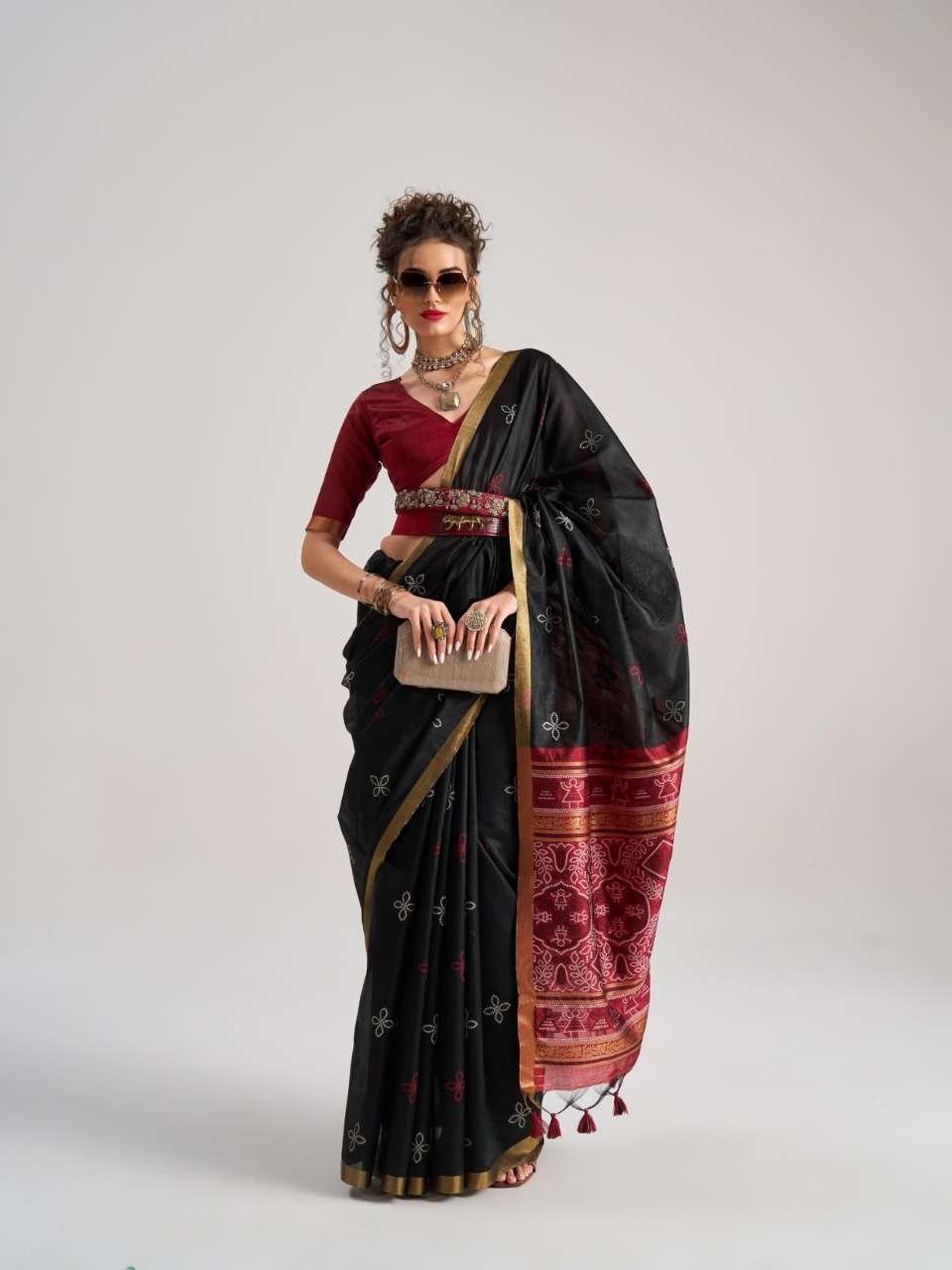 Mono Poley Bandhej Silk