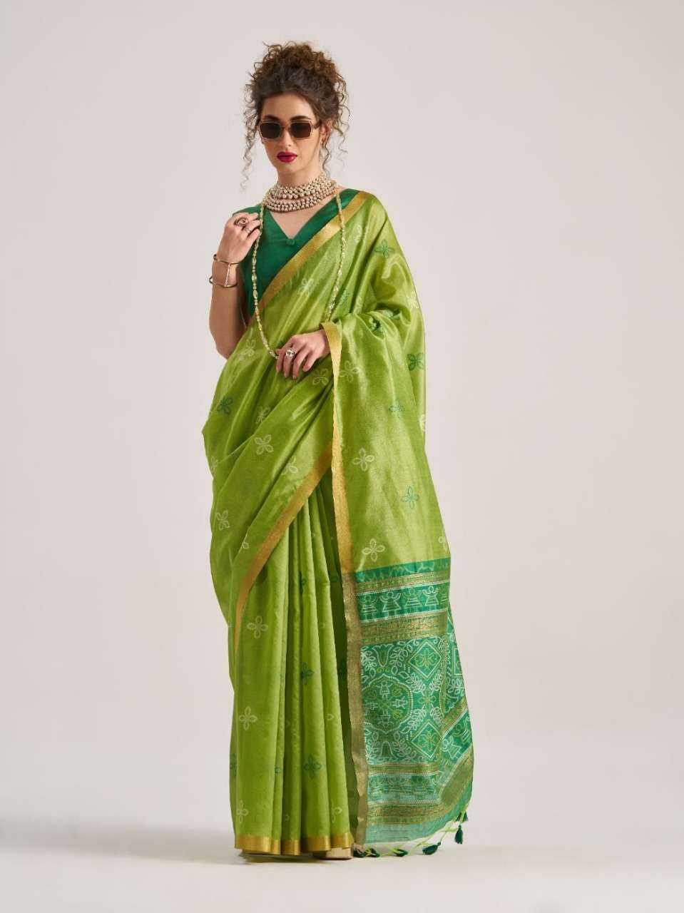 Mono Poley Bandhej Silk