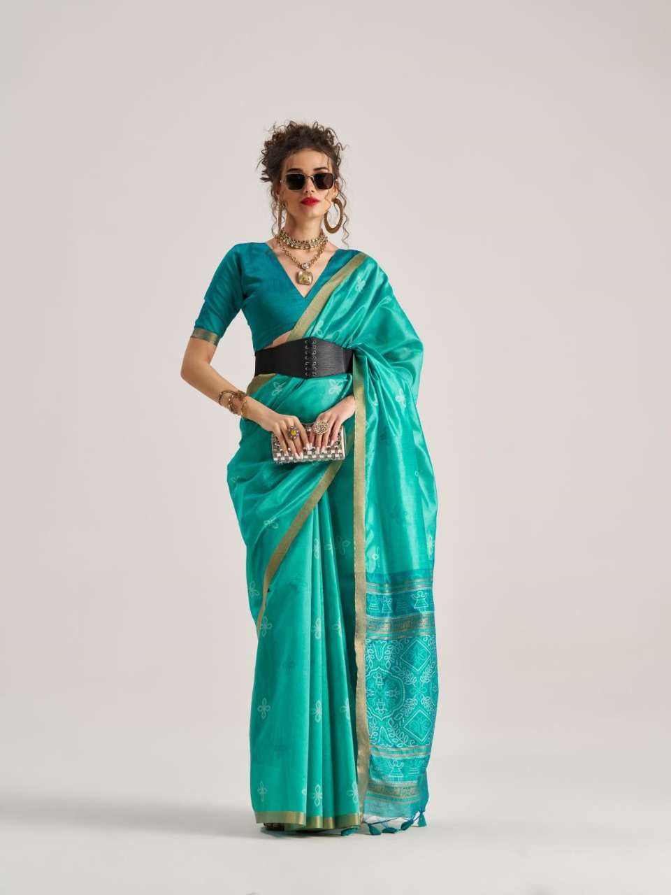 Mono Poley Bandhej Silk