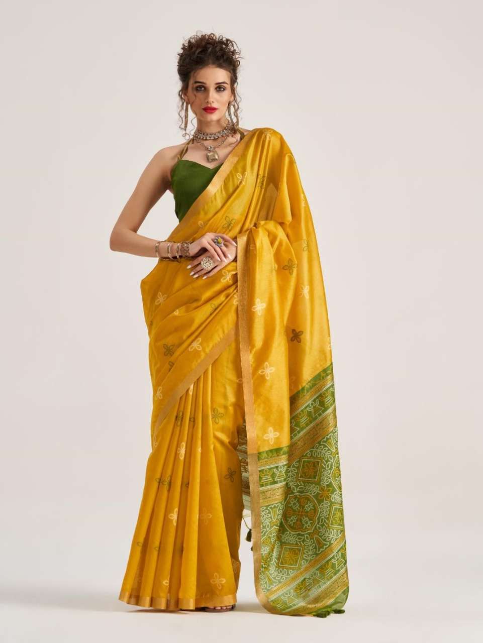 Mono Poley Bandhej Silk