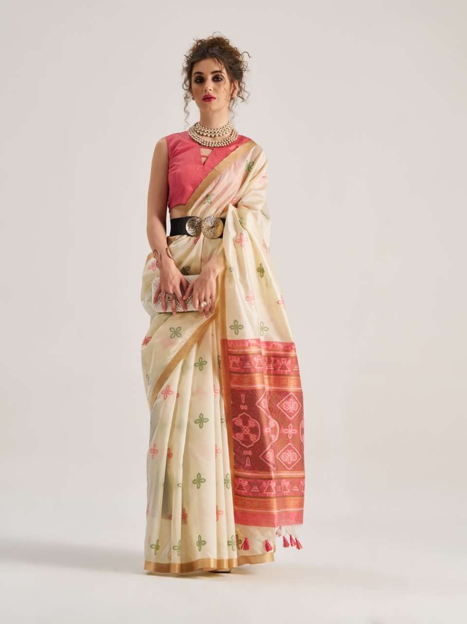 Mono Poley Bandhej Silk