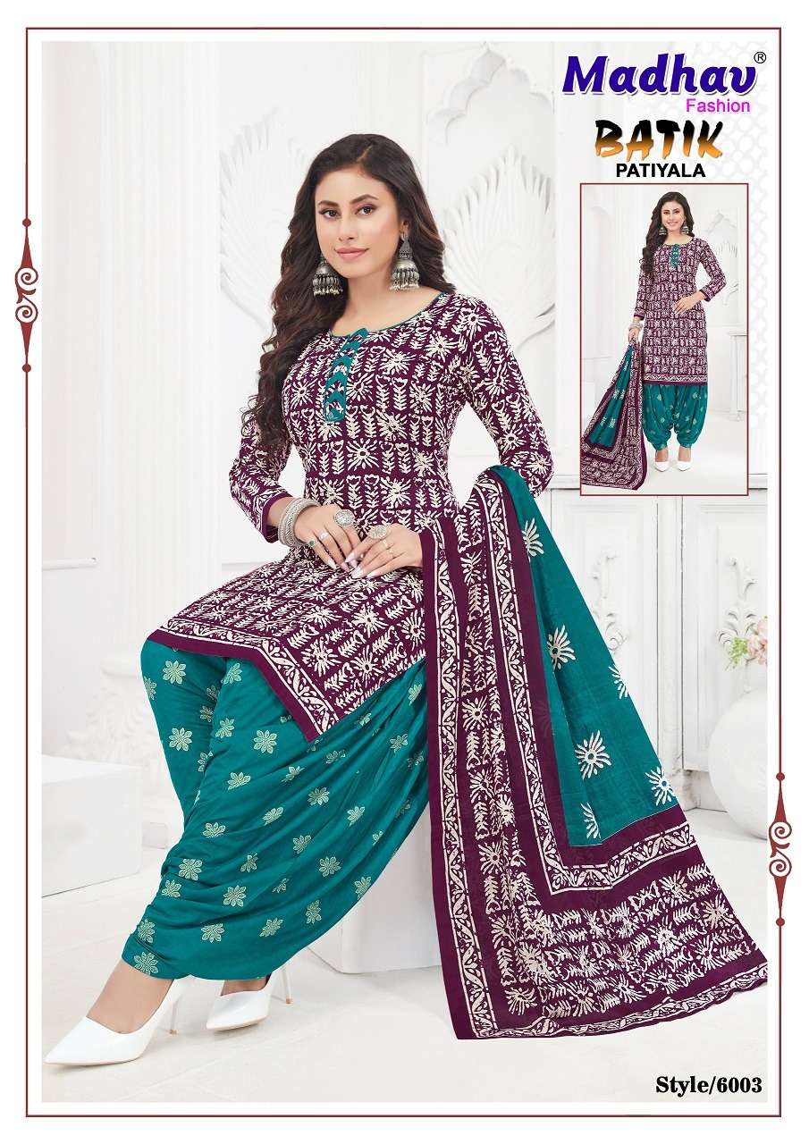 Madhav Fashion Batik Patiyala Vol-6