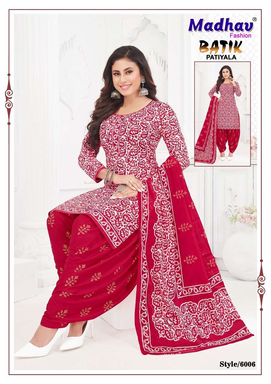 Madhav Fashion Batik Patiyala Vol-6