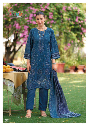 Shree Fabs Bin Saeed Lawn Collection Vol-21