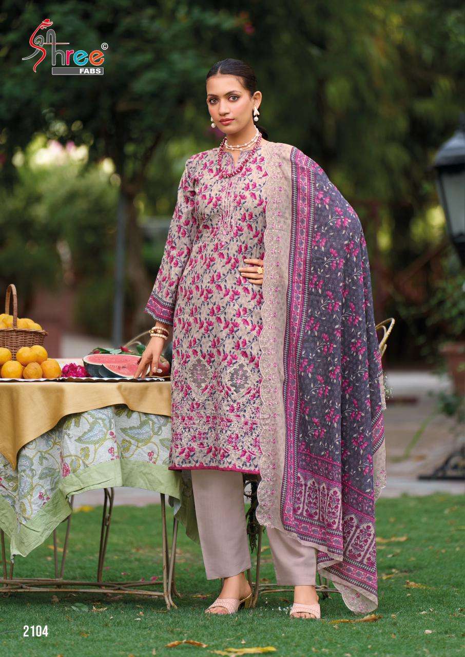 Shree Fabs Bin Saeed Lawn Collection Vol-21
