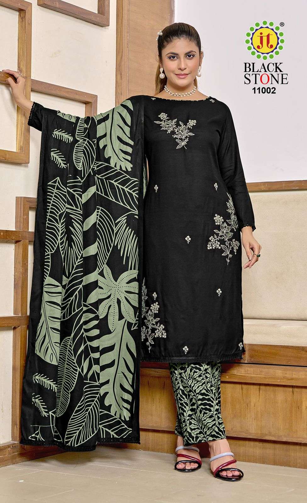 Jt Textile Black Stone Vol-11
