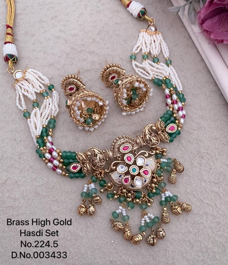 Brass High Gold Hasdi Set 44