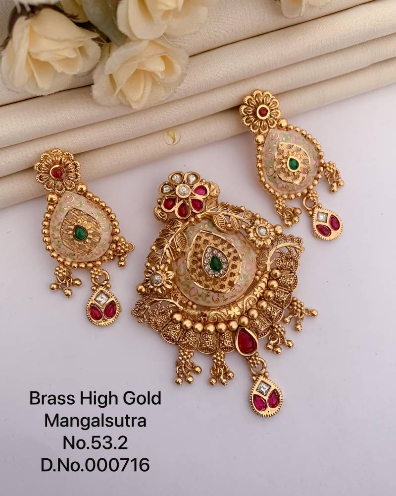 Brass High Gold Mangalsutra 32