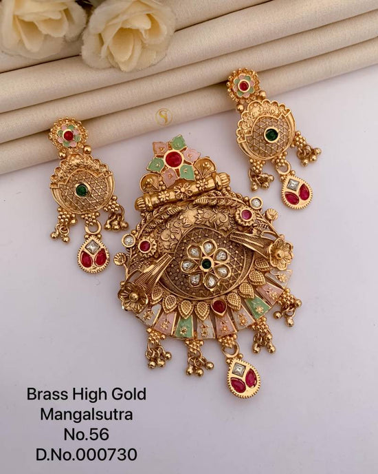 Brass High Gold Mangalsutra 32