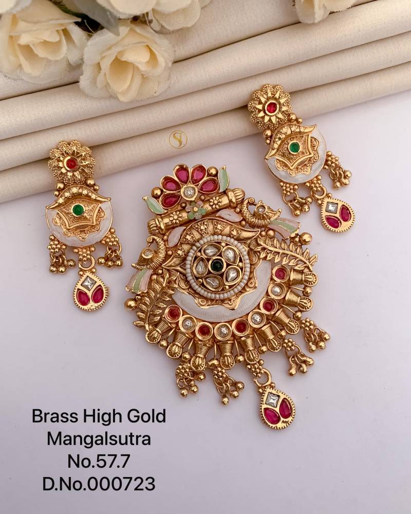 Brass High Gold Mangalsutra 32