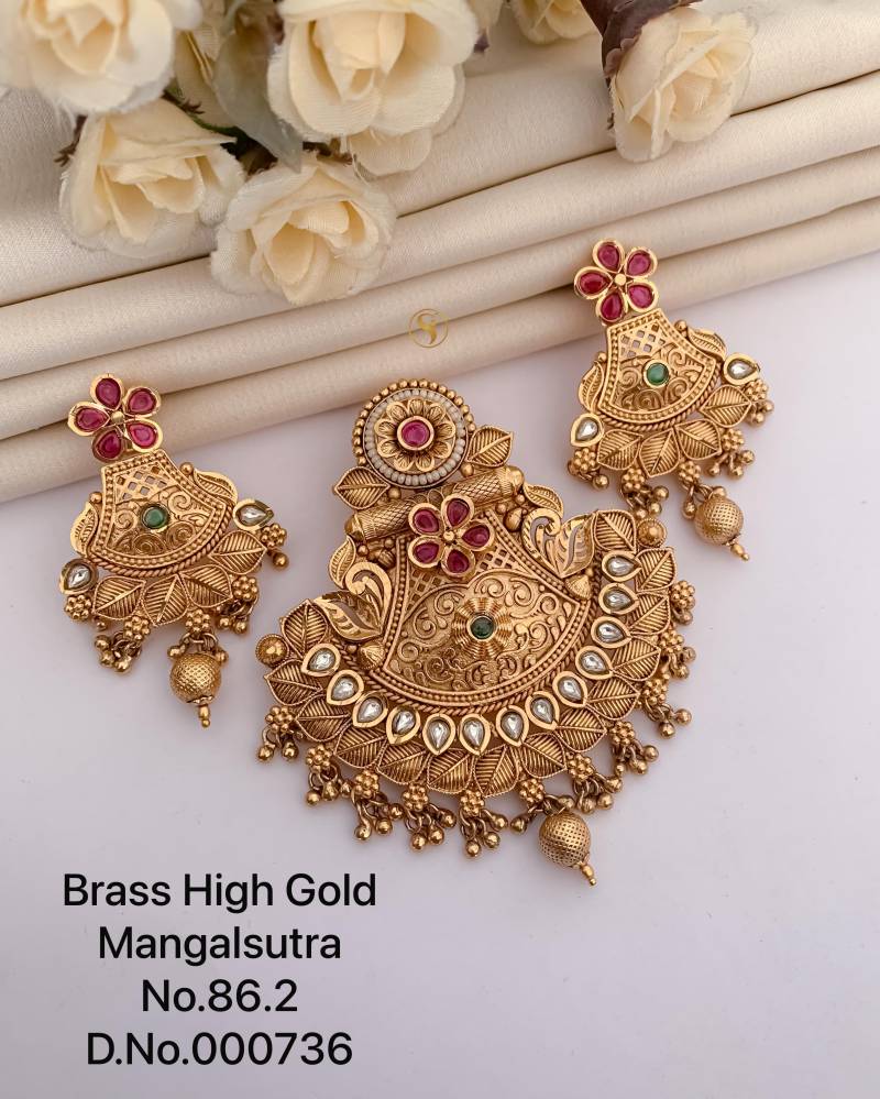 Brass High Gold Mangalsutra 33