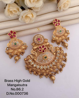 Brass High Gold Mangalsutra 33