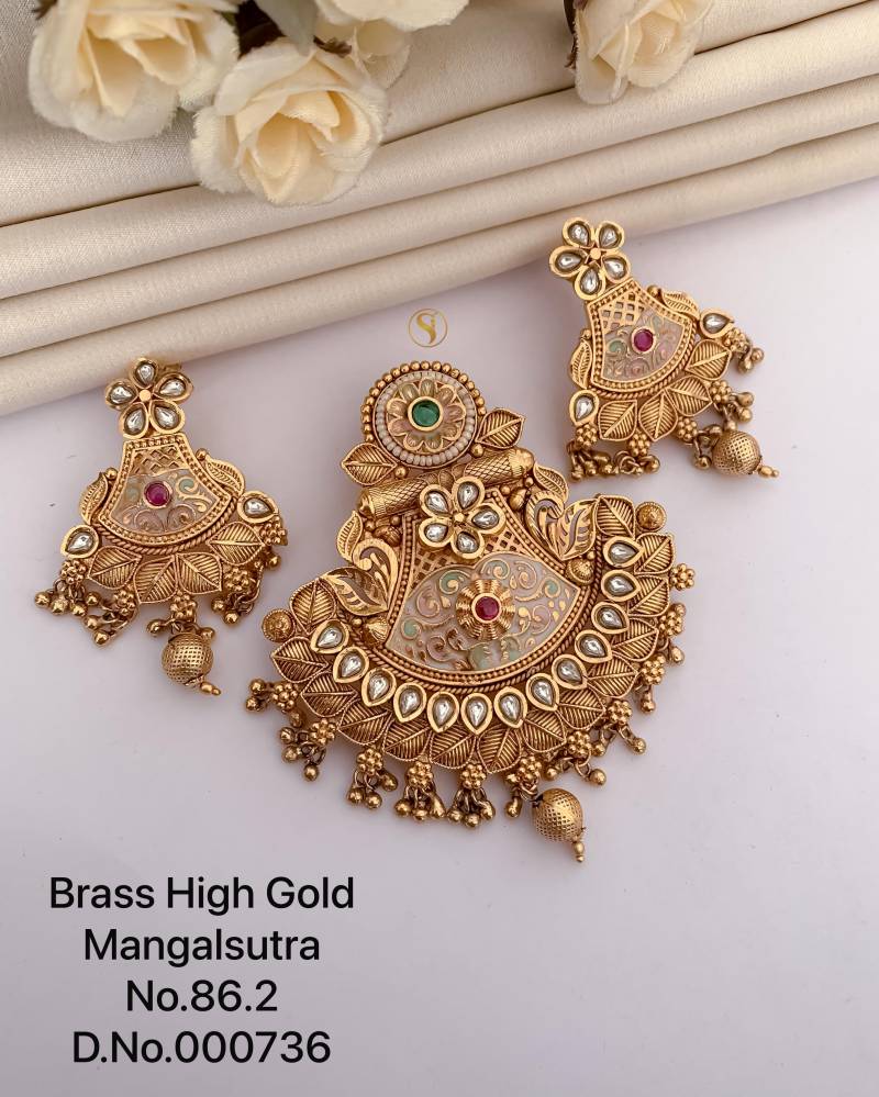Brass High Gold Mangalsutra 33