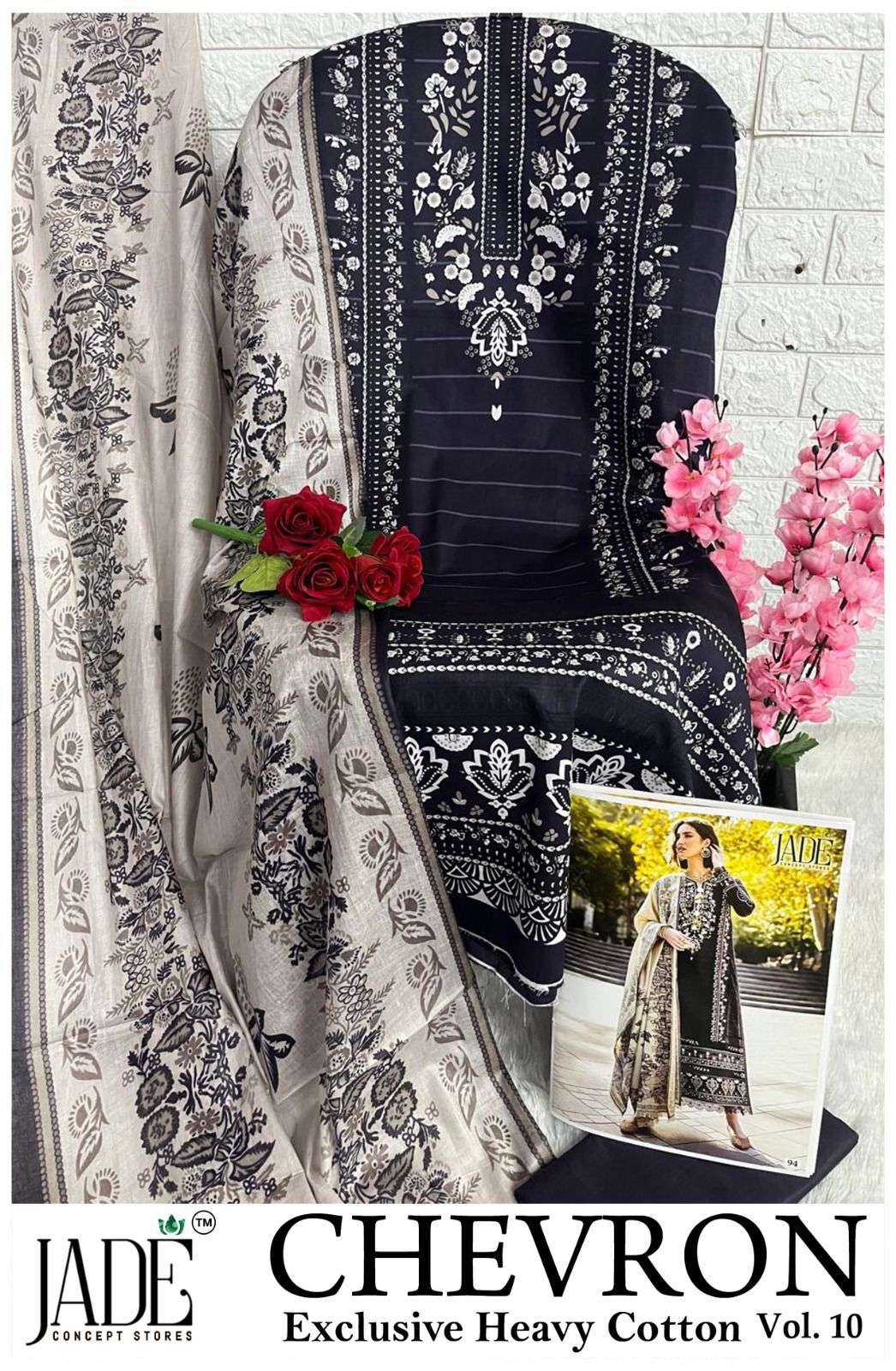 Jade Chevron Exclusive Vol-10