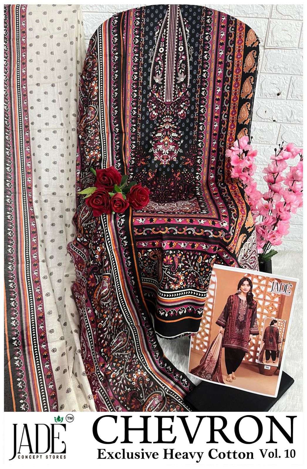 Jade Chevron Exclusive Vol-10