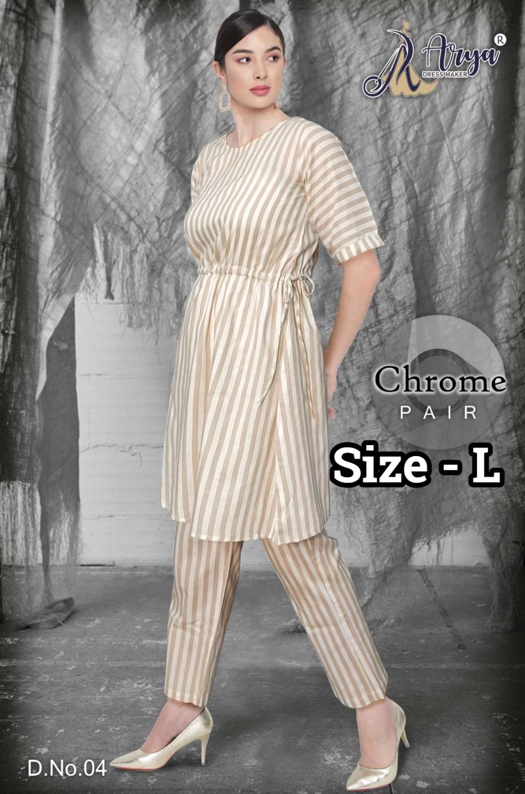 Arya Dress Maker Chrome Pair (5 Pcs)