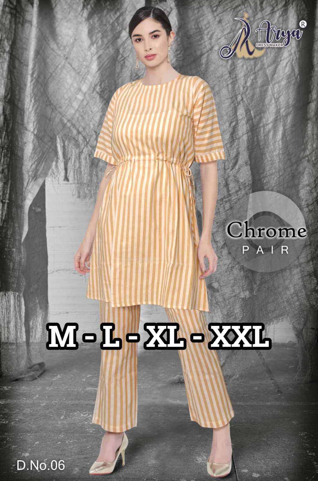 Arya Dress Maker Chrome Pair (5 Pcs)
