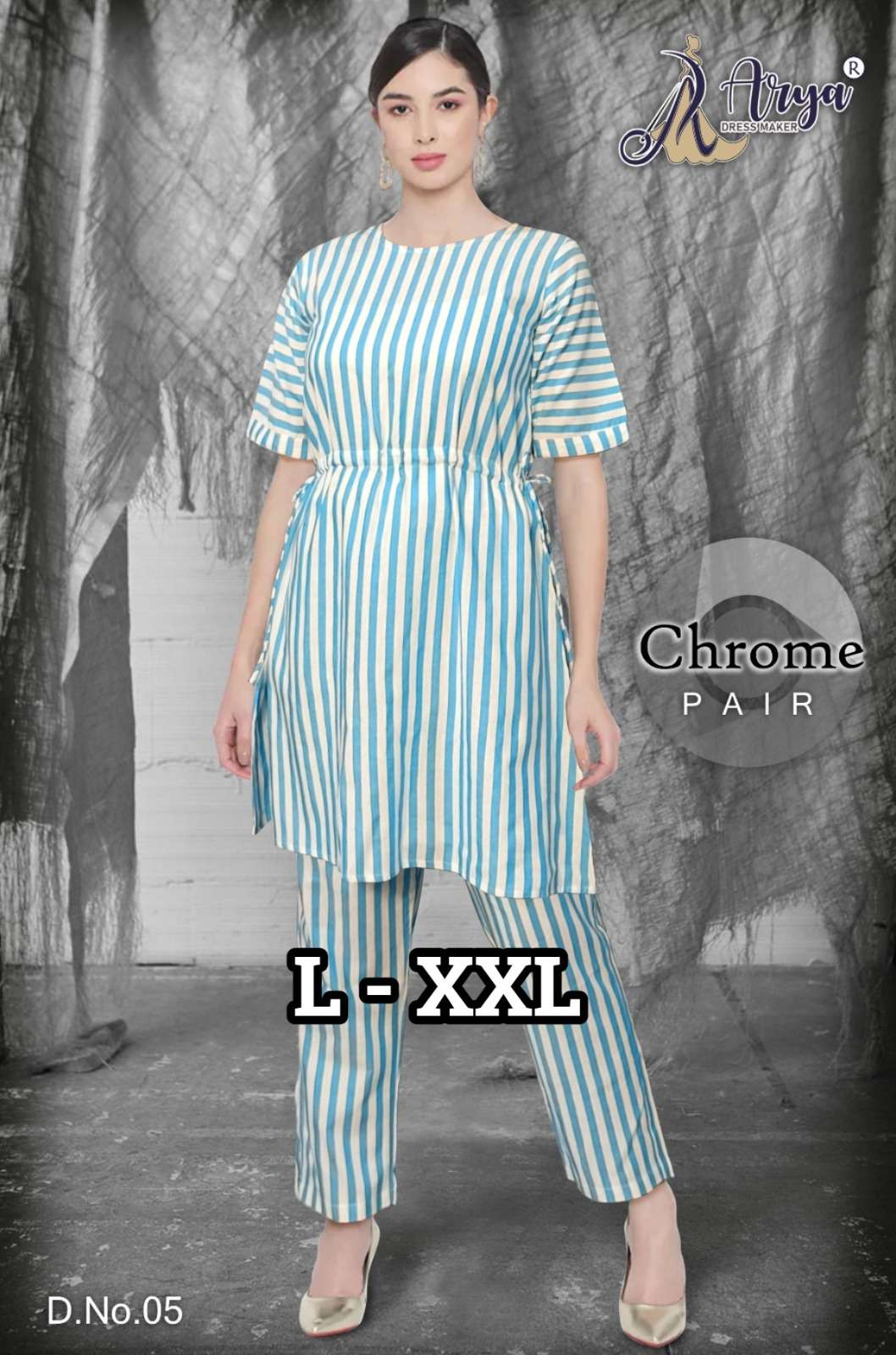 Arya Dress Maker Chrome Pair (5 Pcs)