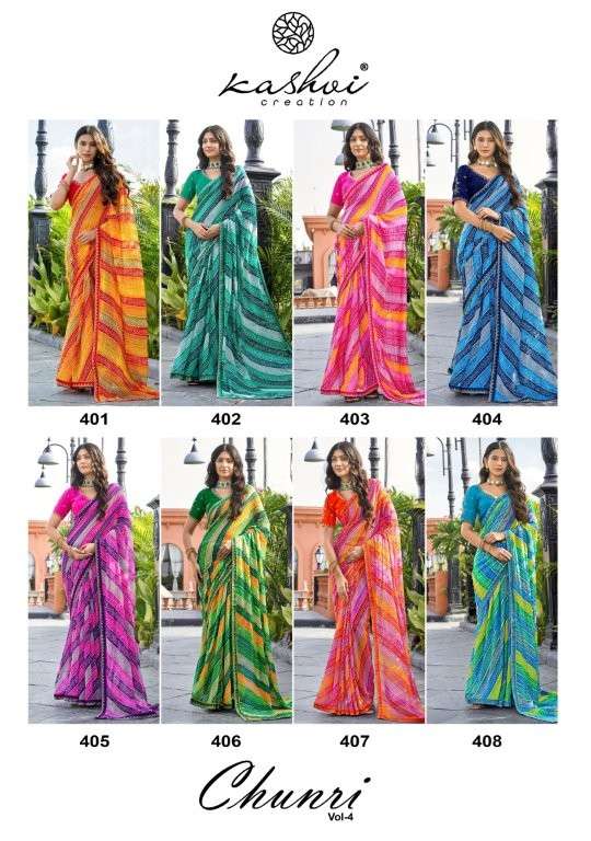 Kashvi Creations Chunari Vol-4