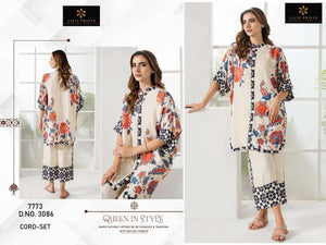 Aaliz Prints Co-ord Set Vol-11  (3 Pcs)