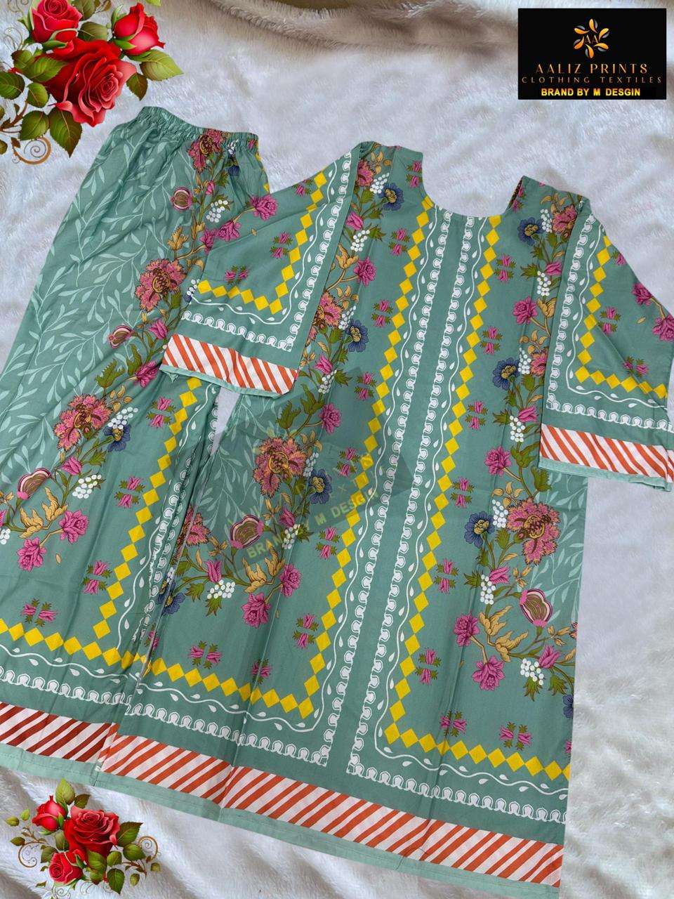 Aaliz Prints Co-ord Set Vol-11  (3 Pcs)