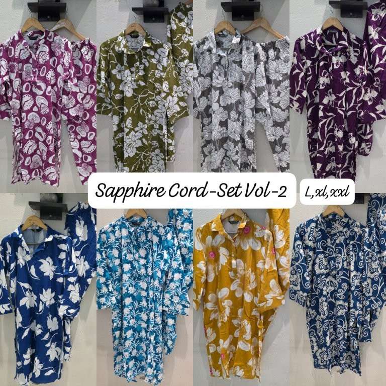 Sapphire Co-ord Set Vol-2