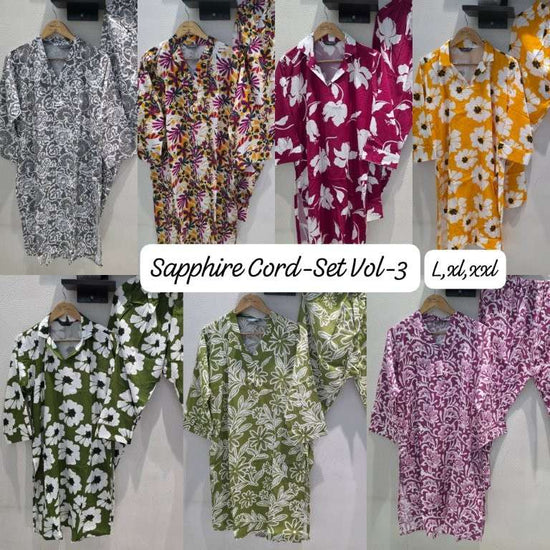Sapphire Co-ord Set Vol-3