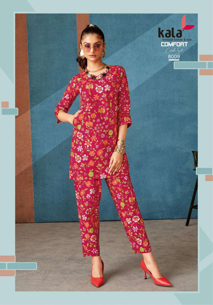Kala Comfort Co-ord Set Vol-03  (12 Pcs)