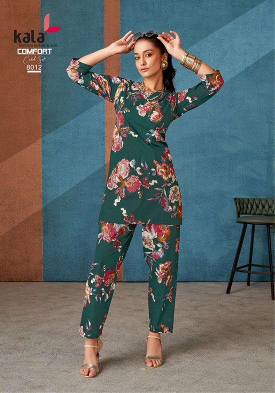 Kala Comfort Co-ord Set Vol-03  (12 Pcs)