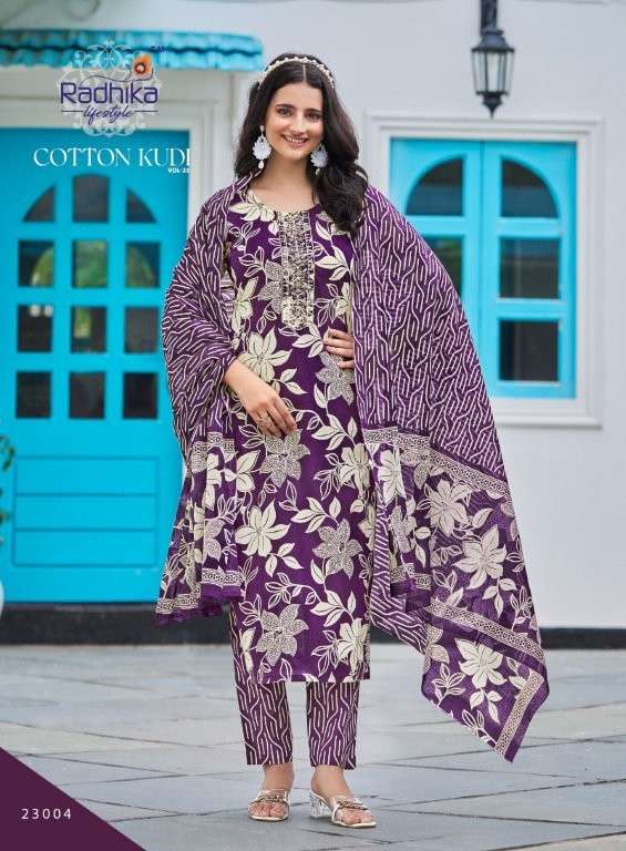 Radhika Lifestyle Cotton Kudi Vol-22 (8 Pcs)