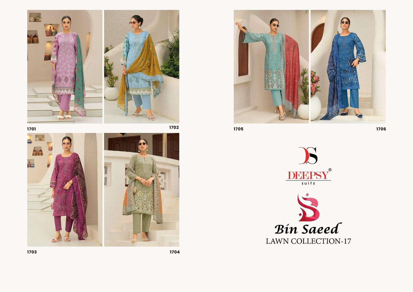 Deepsy Suit Bin Saeed Vol-17