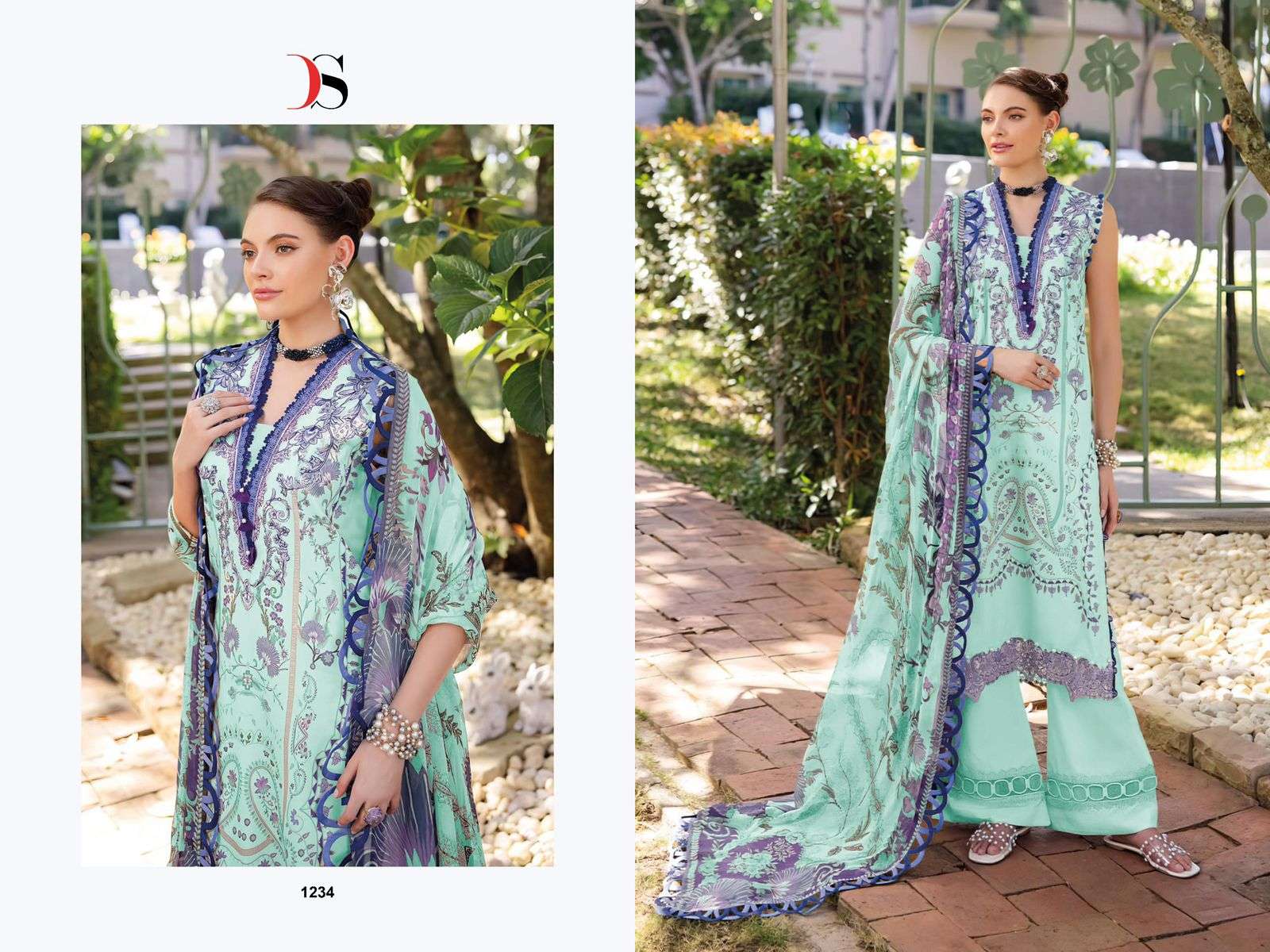 Deepsy Suit Jade Bliss Lawn-25