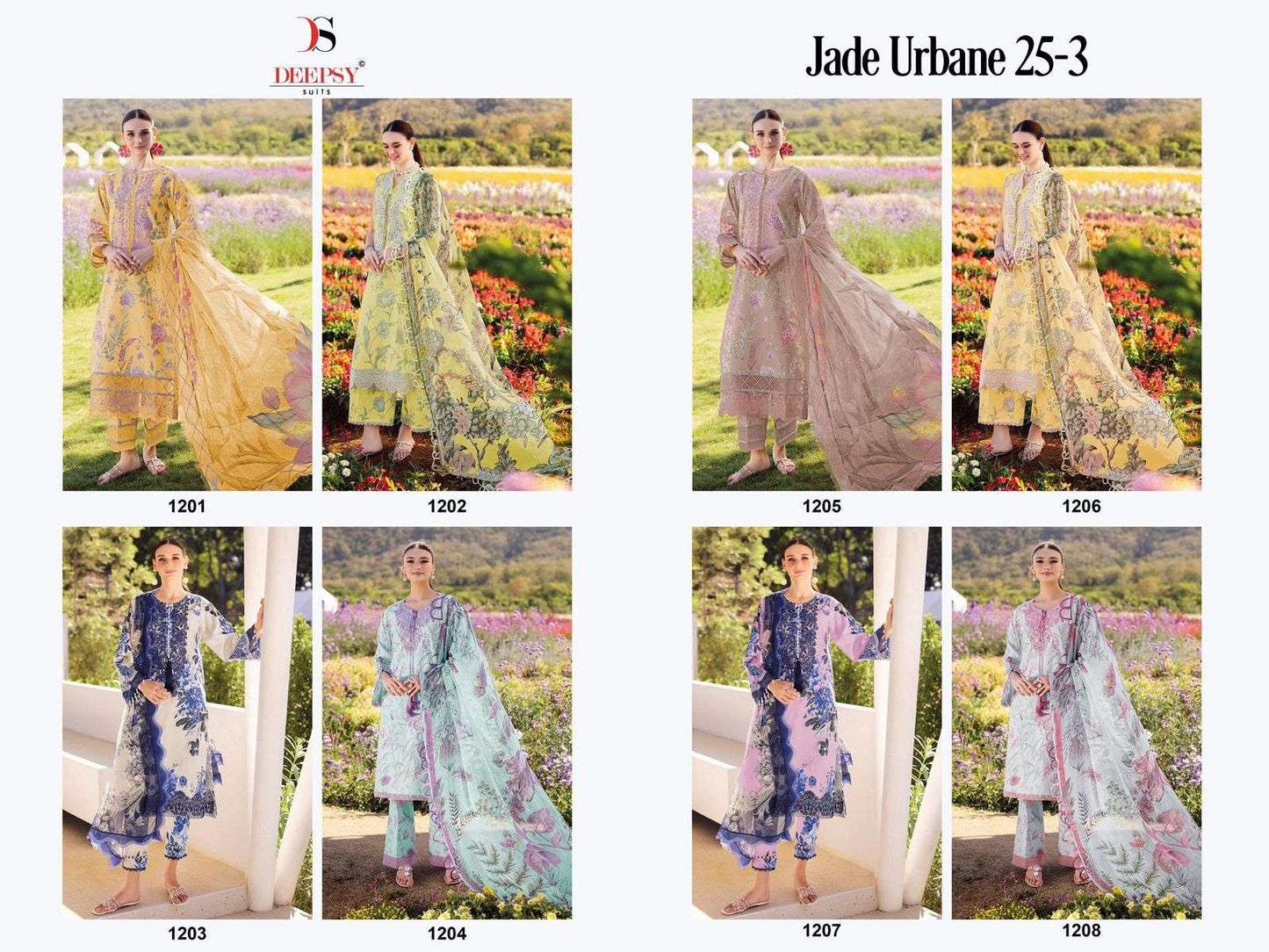 Deepsy Suit Jade Urbane-25 Vol-03 (8 Pcs)