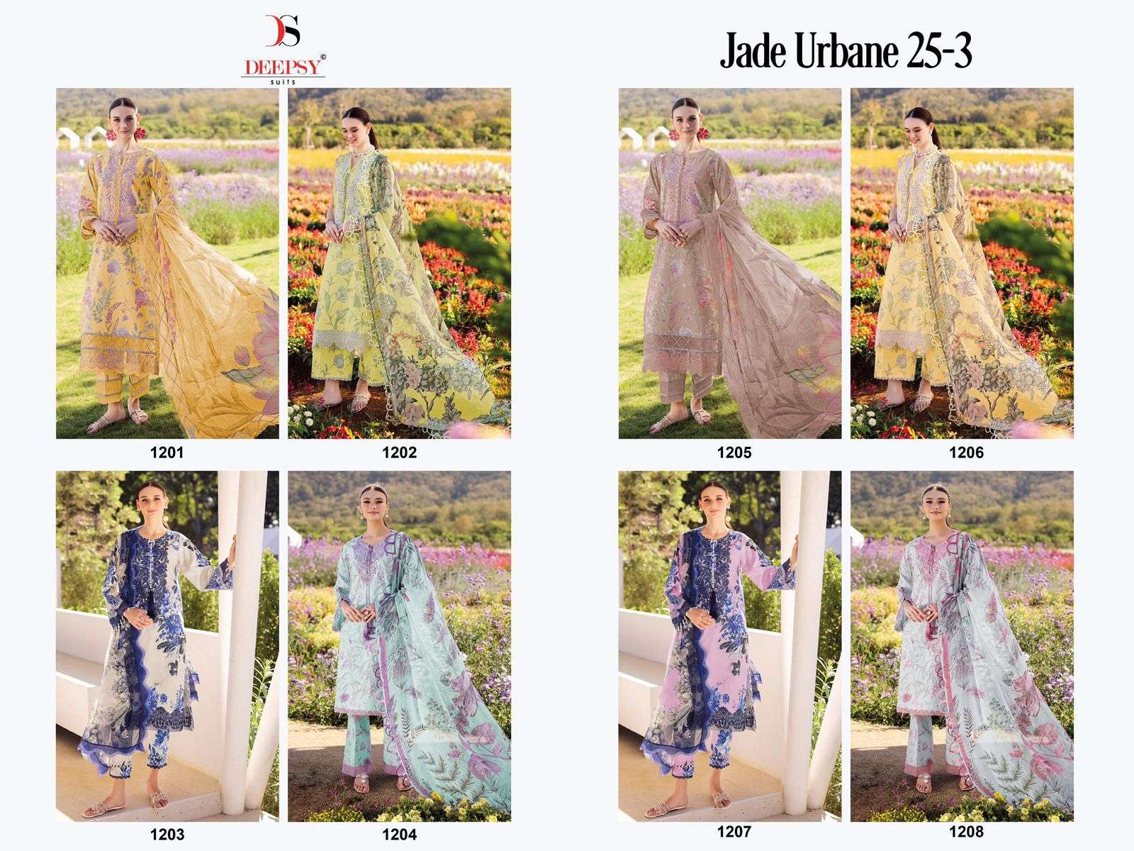 Deepsy Suit Jade Urbane-25 Vol-03 (8 Pcs)