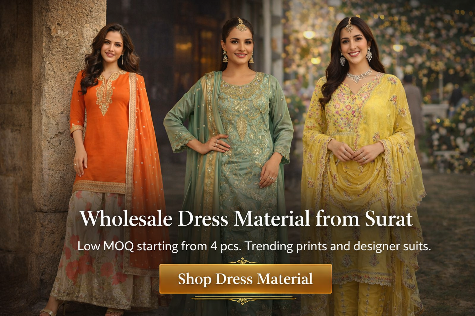 Wholesale Dress Material Online & Dresses - Amrah Wholesale Surat