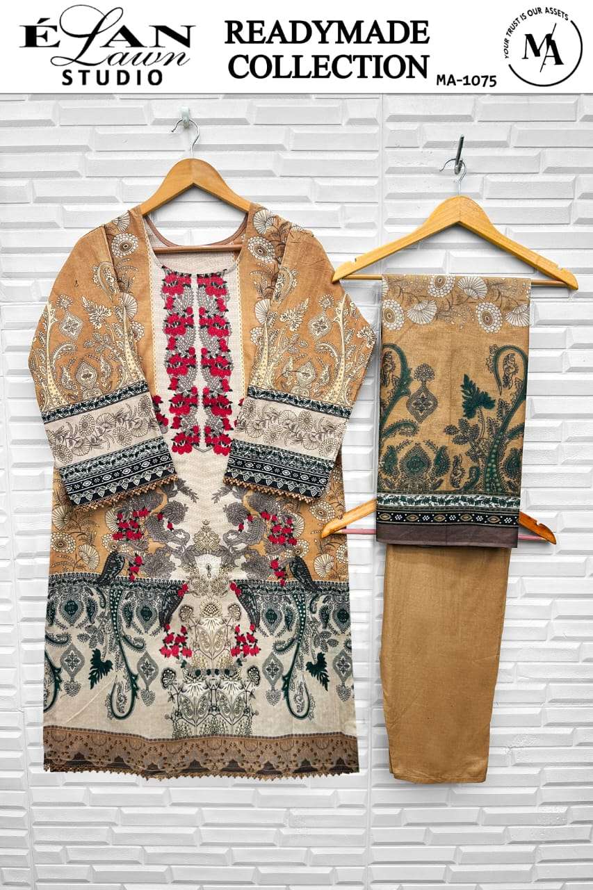 Elan Lawn Studio Ma-1073 To 1078 (6 Pcs)