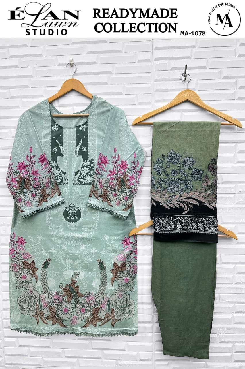 Elan Lawn Studio Ma-1073 To 1078 (6 Pcs)