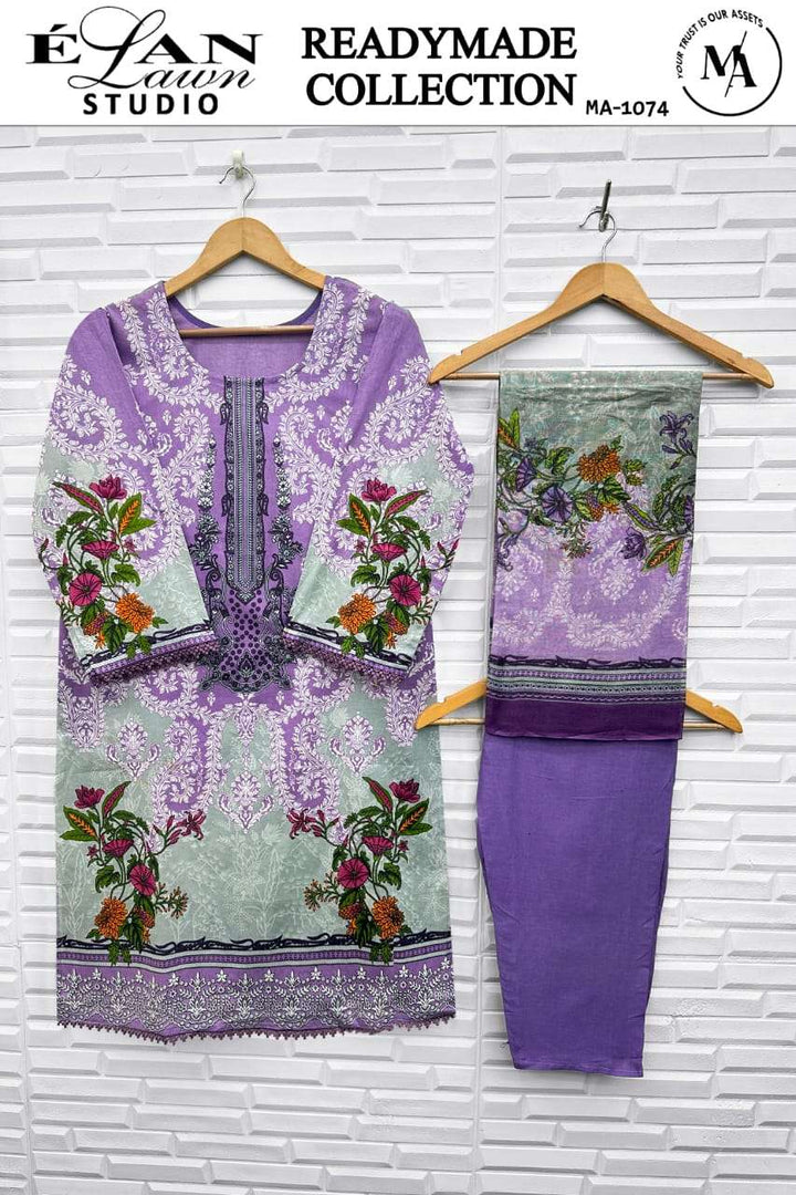 Elan Lawn Studio Ma-1073 To 1078 (6 Pcs)