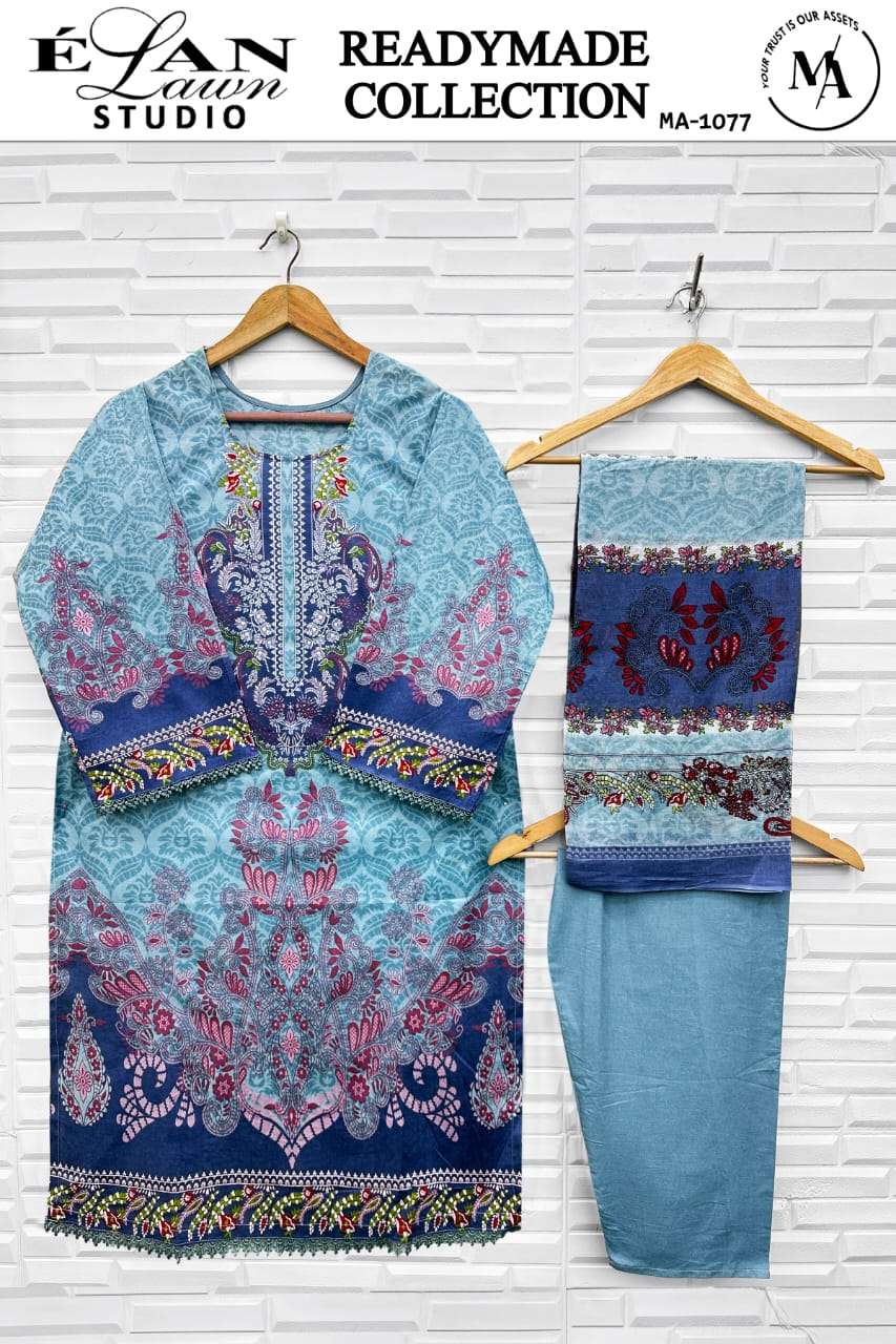 Elan Lawn Studio Ma-1073 To 1078 (6 Pcs)